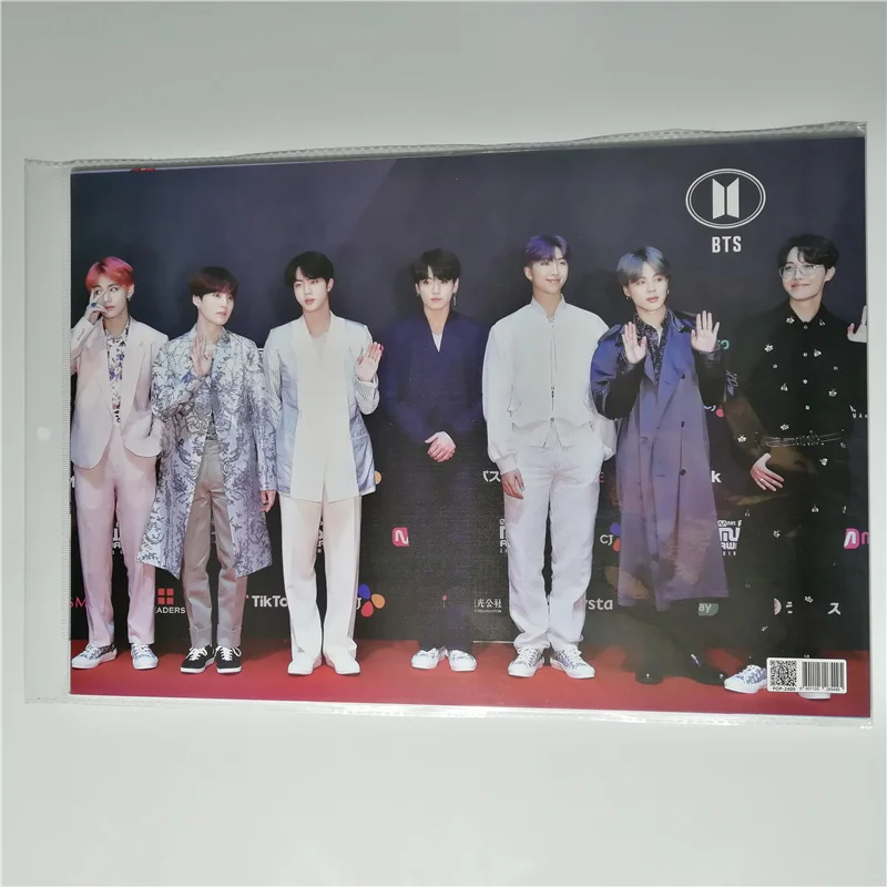 8*(42x29 см) Новые Bangtan Плакаты для мальчиков наклейки на стену подарок KPOP