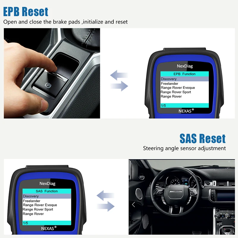 Nexas ND602 OBD2 диагностический сканер для Jaguar Land Rover для Range Rover Discovery freelander Defener OBD 2 инструмент автоматического сканирования