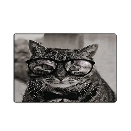 Забавные Cool Cat с Солнцезащитные очки для женщин двери Коврики вход Indoor/открытый S