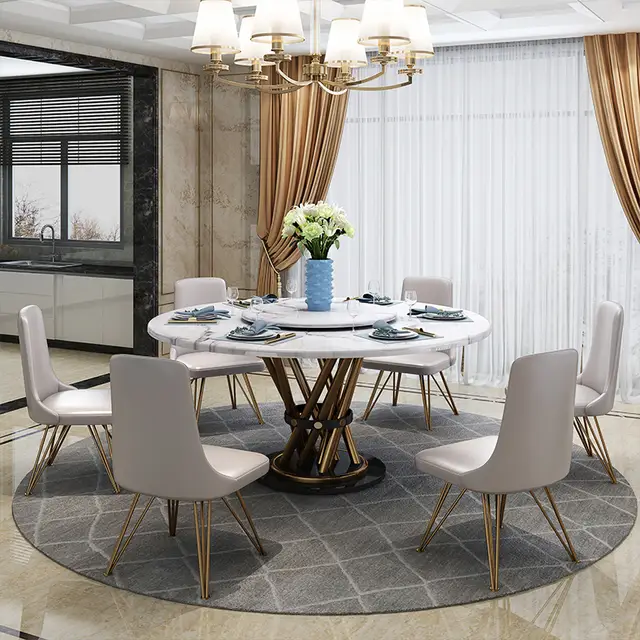 Stainless Steel Dining Room Set Home Round Minimalist Modern Stainless Steel Dining Room Set Home