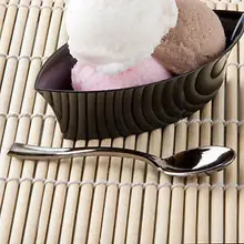 108 шт./лот 10 см пластиковая одноразовая ложка 3," Мини Ложка для торта десертная серебряная ложка для одноразового использования