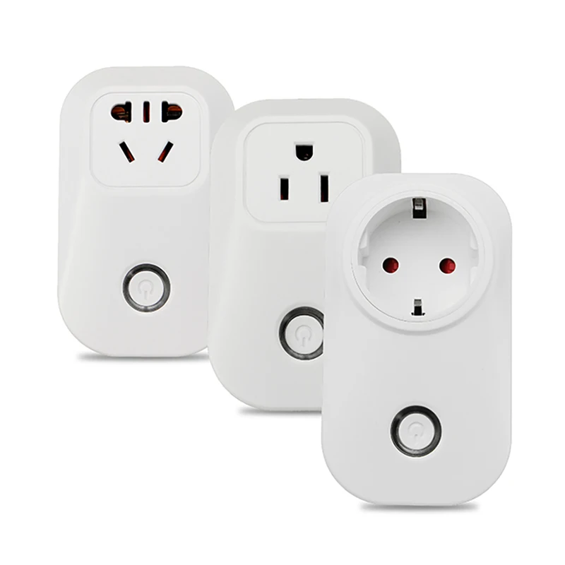Sonoff S20 Смарт Wi-Fi разъем штекер 2200 W 10A Outlet Беспроводной APP дистанционного Управление сроки переключатель Европа США Великобритания Австралия