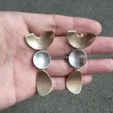 Вечный чудо-глэм Ретро geo fringe серьги гвоздики вечерние bijoux Топ аккуратный для платья подиума Дизайнер Удивительный подарок Поп редкий 3562