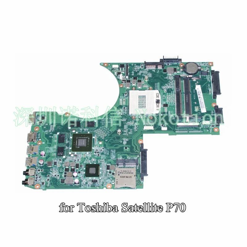 

NOKOTION DA0BDBMB8F0 A000240350 For toshiba satellite P70 P75 laptop motherboard HM86 NVIDIA GT745M