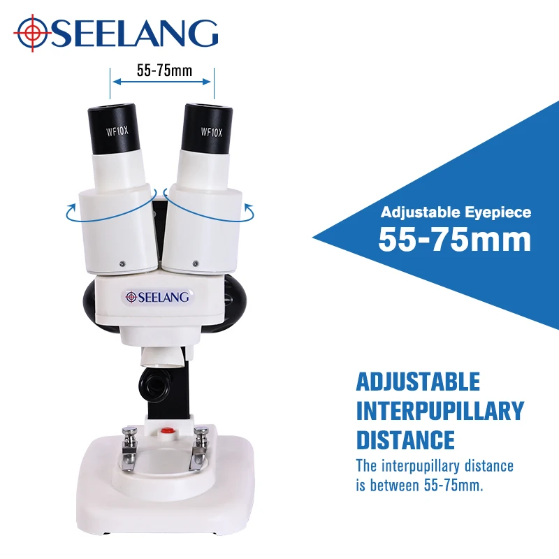  Zoom 20x 50X professional Soldering Binocular HD stereo microscope up/down LED light smartphone pho