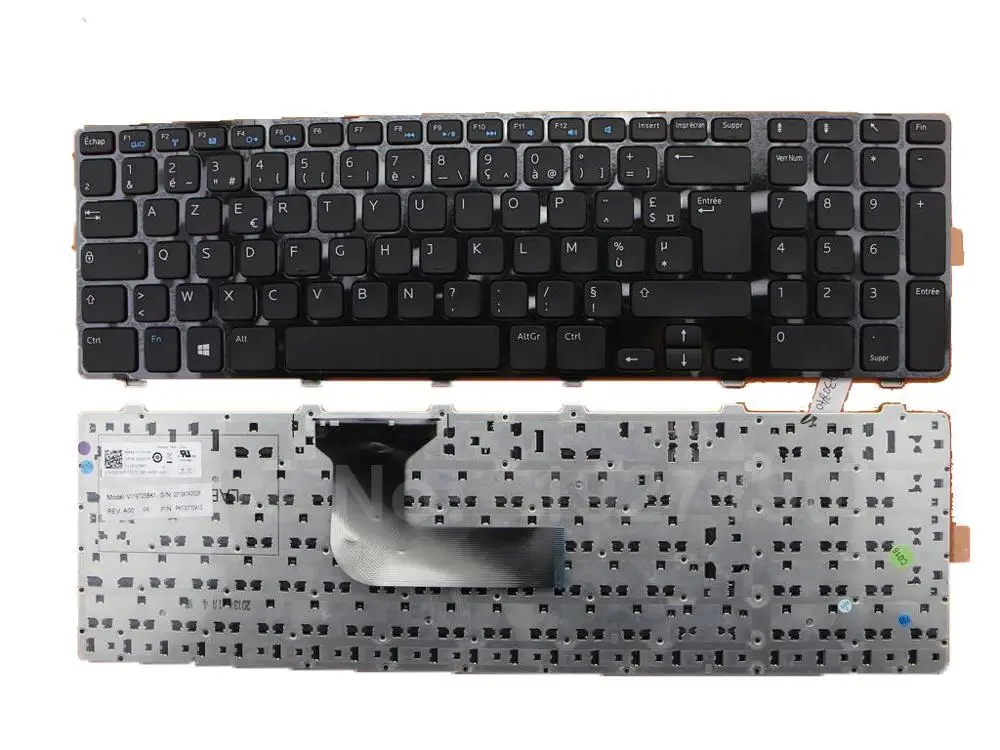 Клавиатура для ноутбука Dell Inspiron 17R-5721 3721 черная глянцевая рамка Win8 ноутбук с