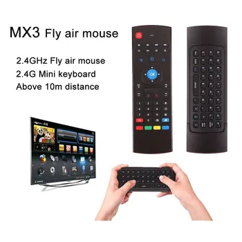 

MX3 Fly Air Mouse Remote Control Wireless Mini Keyboard 2.4Ghz For mini PC HTPC Laptop Smart TV kiii z4 m8s t95 Android TV Box