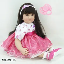 Реалистичные силиконовые виниловые куклы принцессы для младенцев, игрушки высокого качества на день рождения детей, подарки на Рождество и год