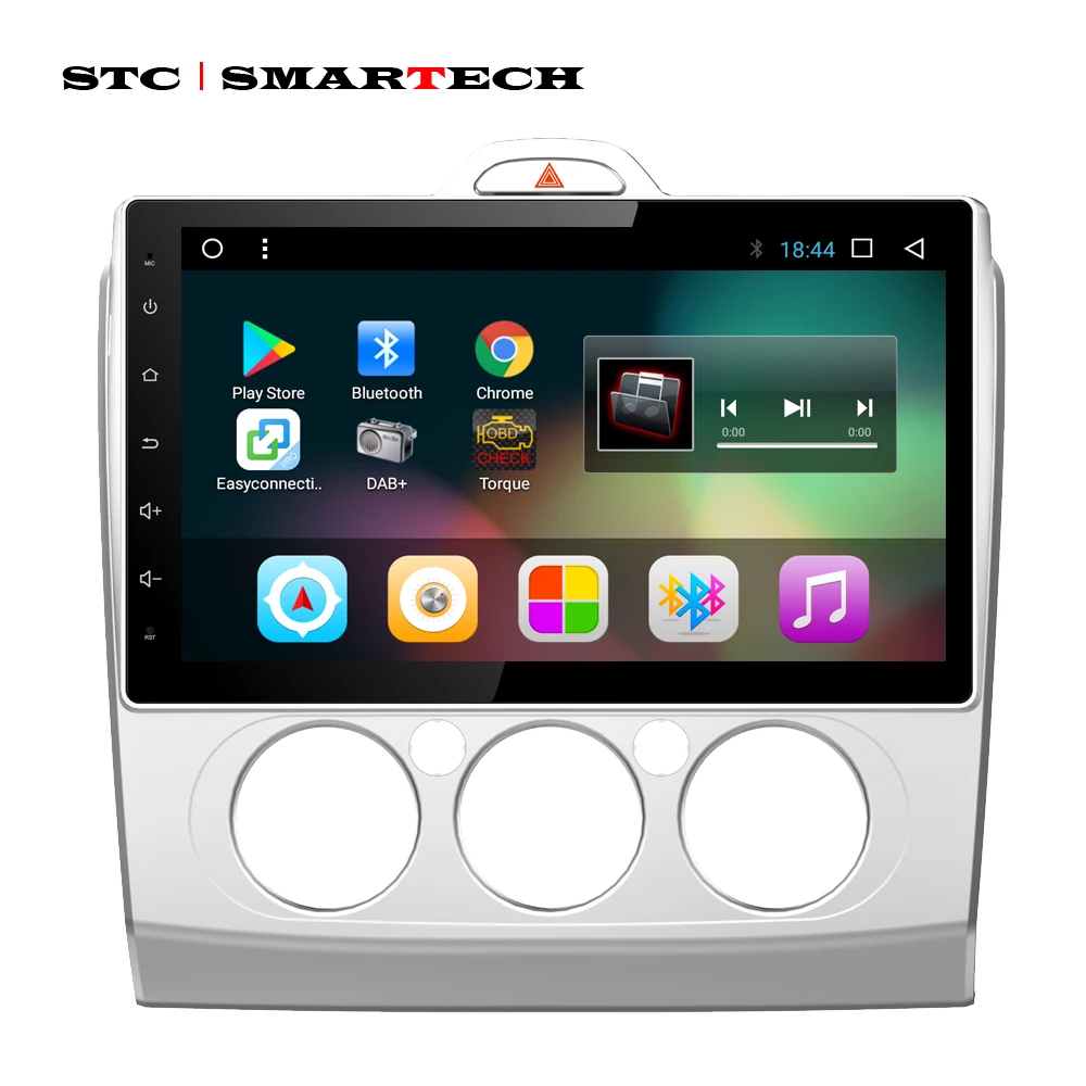 Best SMARTECH 2 Din Android 8.1 OS Car Audio Radio GPS System For Ford Focus2 Focus 2008-2011 Octa-Core 2GB RAM 32GB ROM With CAN-BUS 1