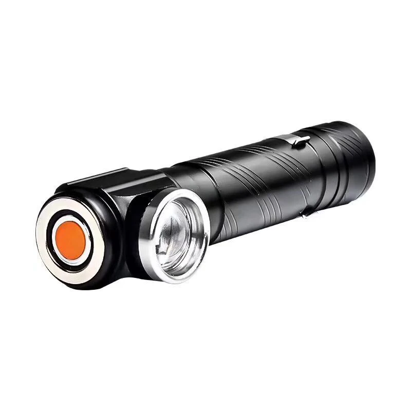 AIMIHUO Powerful T6 LED Flashlight Telescopic Zoom Pen Flashlight LED Camping Waterproof USB Rechargeable Torch Lamp With Magnet (4)