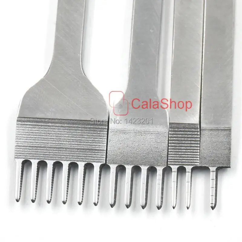 1 Pcs / Lot 2 4 6 Hole 3mm Leather Craft Tools Chisels Punches Lacing Stitching | Дом и сад