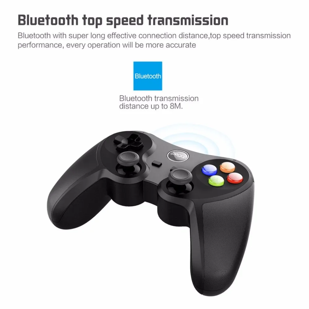 

IPEGA PG-9078 Wireless Bluetooth Multimedia Game Pad Controller Gamepad Joystick With Phone Holder For Android