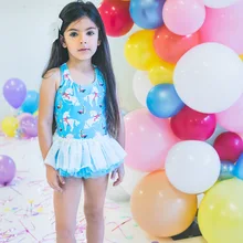 Unicorn Baby Swimwear Girls Vacation Clothing Kids Designer Swimwear Child Girl Swimwear Baby Girl One Piece Outfit Summer