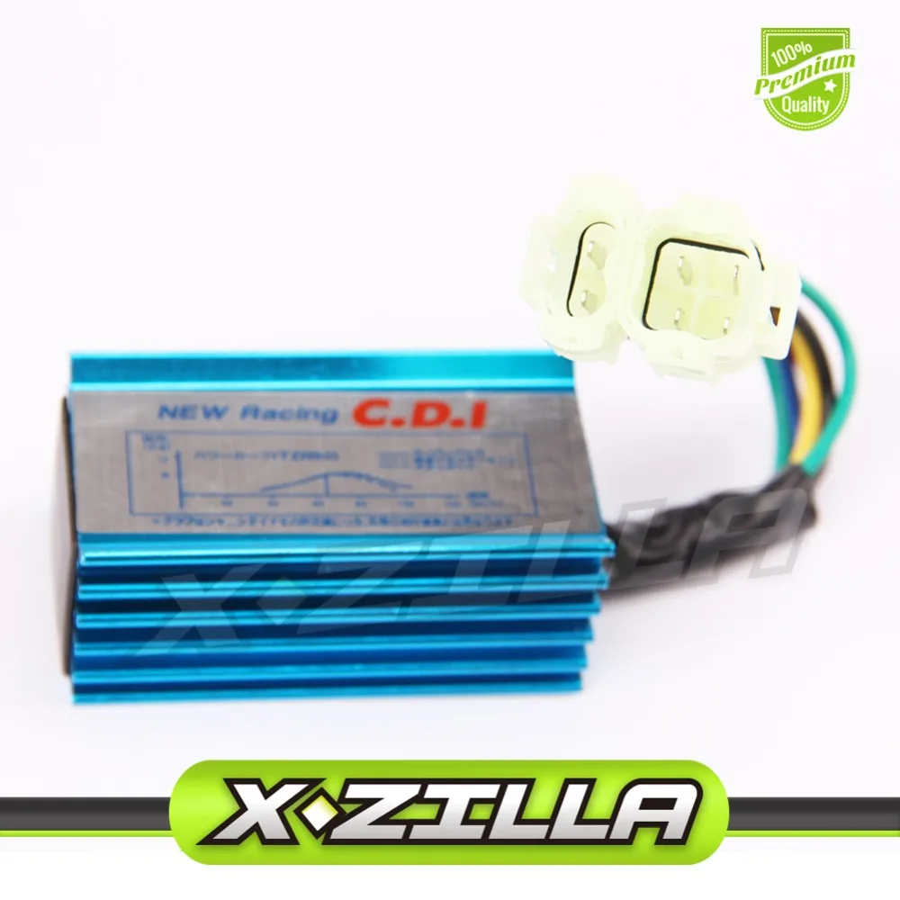 CDI GY6 Scooter Moped 50cc 125cc CDI Box AC fired 6 pin Racing CDI ...