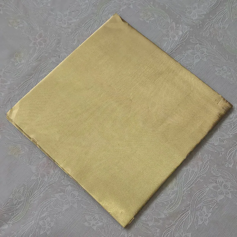 Gold Sweets Candy Package Foil Paper 100Pcs Chocolate Lolly Foil Wrappers Square for Gift Decoration 20x20cm