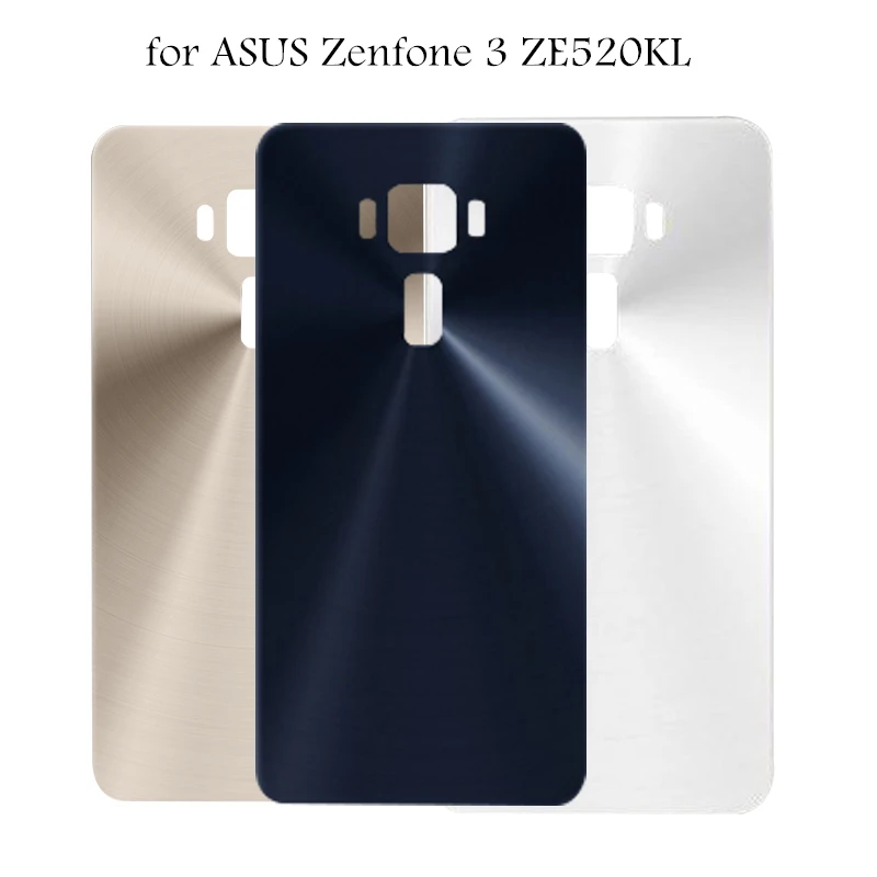 

5.2" for ASUS Zenfone 3 ZE520KL Battery Back Cover Glass Rear Cover Housing Door for Zenfone3 ZE520KL Spare Parts + 3M Glue