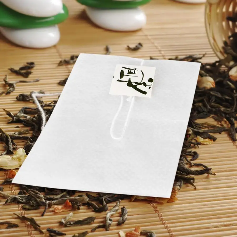 

100pcs Non-Woven Empty Tea Bags Filter Infuser with Drawstring Fashion Home Kitchen Filter bag For Tea Coffe Spice and etc