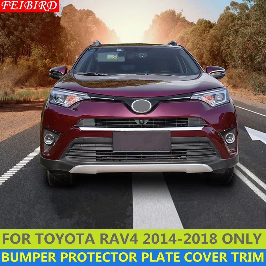 ABS передняя сторона Нижний Бампер защитная пластина Накладка 1 шт. для Toyota RAV4 Rav 4