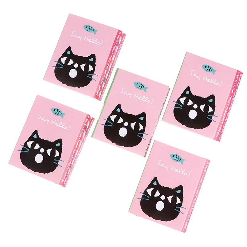 1 pc Four fold Sticker 180 Pages Sticker Mini Animal Sticky Notes Folding Memo Pad Gifts School Stationery Supplies