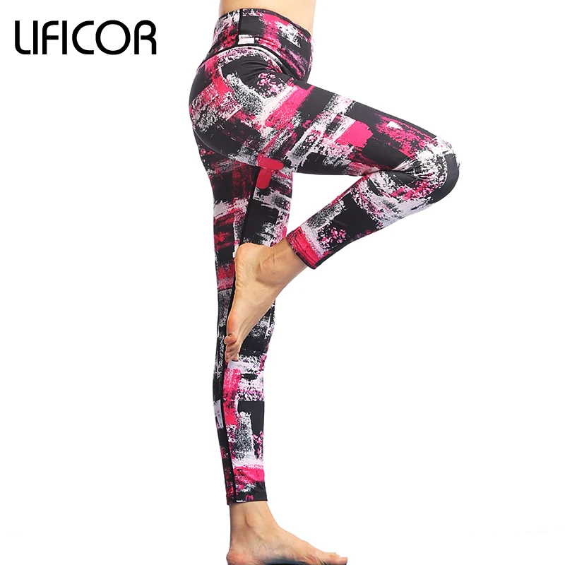 

Fitness Leggings Yoga Pants For Women Sports Pants Elastic Printing Tights Running Workout Sweatpants Gym Sports Clothing