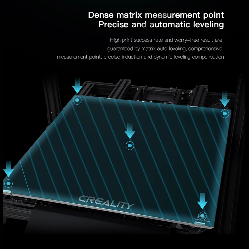 Creality 3D CR-10 Max 3d принтер DIY набор большой 3d принтер 450*450*470 мм автоматическое выравнивание печать с сенсорным экраном 8G TF карта