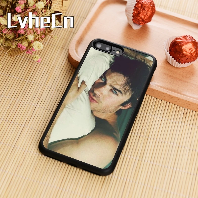 LvheCn Ian Somerhalder Damon Salvatore Phone Case Cover For iPhone 5 6 6s 7 8 plus 11 pro X XR XS max Samsung S7 edge S8 S9 S10 |