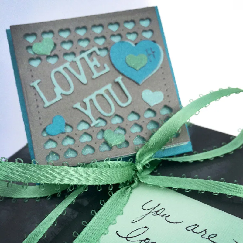 

11pcs/Set New Love Gift Envelope Metal Cutting Dies Stencil for DIY Scrapbooking Album Embossing Paper Cards Decorative Crafts