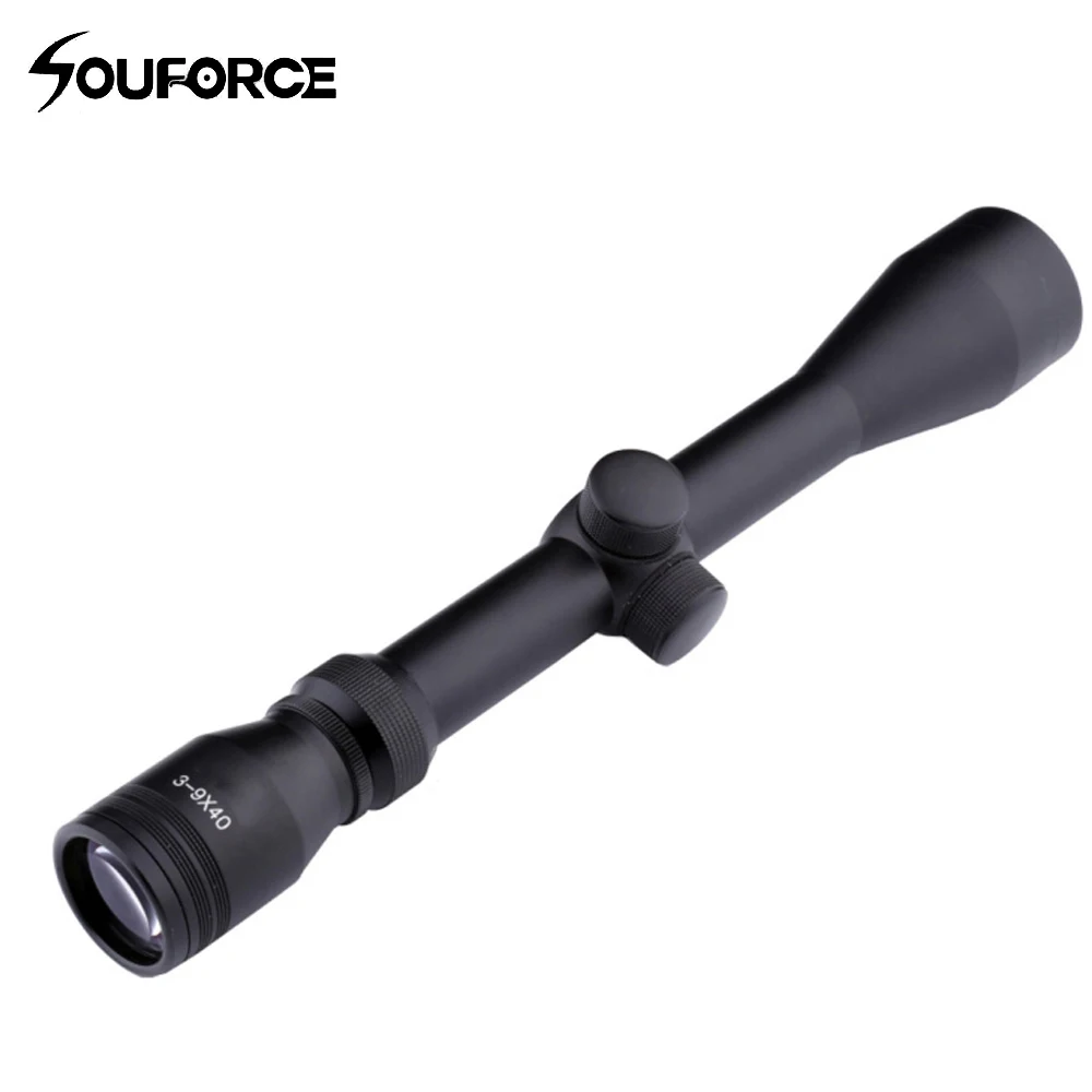 

Hunting Riflescope 3-9X40 Green Lens Rifle Scope Outdoor Reticle Rangefinder Optical Sight For Tactical Shooting
