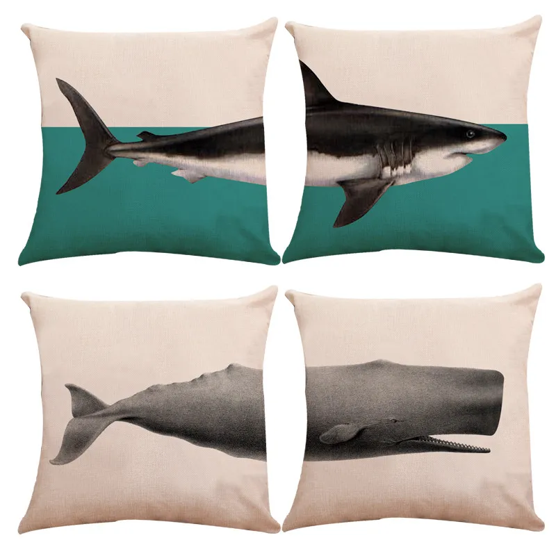 

Square Pillow Cover Cushion Case Toss Pillowcase Hidden Zipper Closure