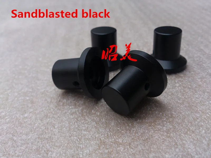 silver / black / gold Diameter 25mm high 22mm Handle diameter 17mm All aluminum solid audio amplifier volume Potentiometer knob