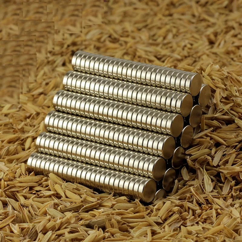 D6x3mm Materials Neodymium Mini Round Disc Nickelage