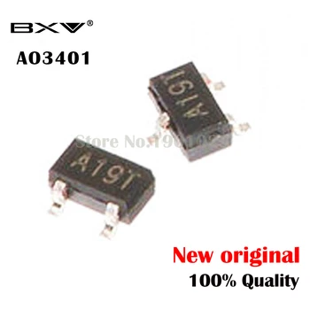 

100PCS AO3401A SOT23 3401A SOT23 A19T SMD new and original