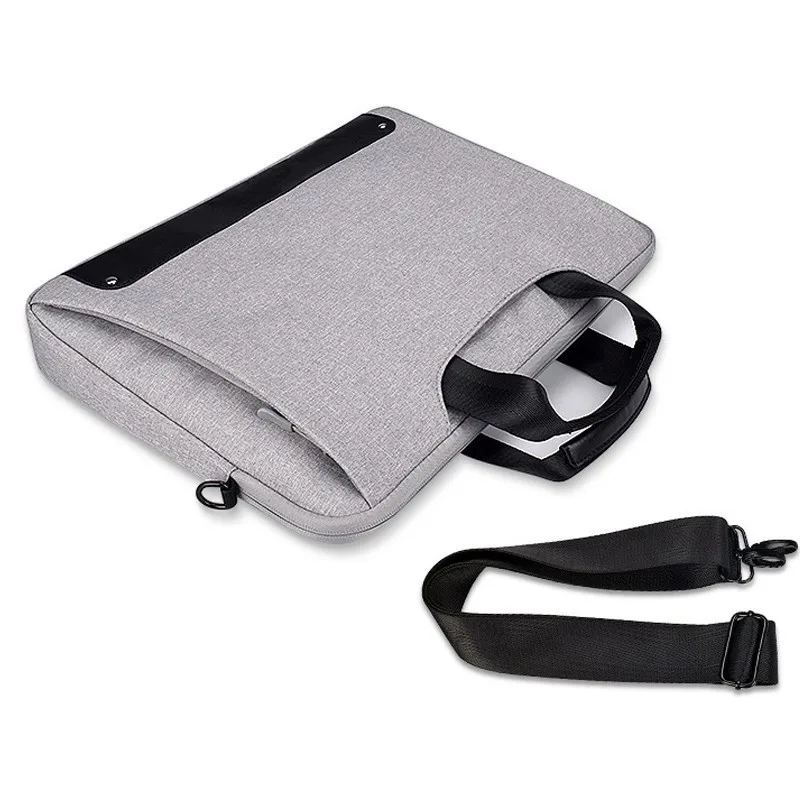 Shockproof Laptop Handbag 13 14 15 inch Universal Notebook Shoulder Bag for MacBook 13.3 14 15 inch Waterproof Case Messager Bag