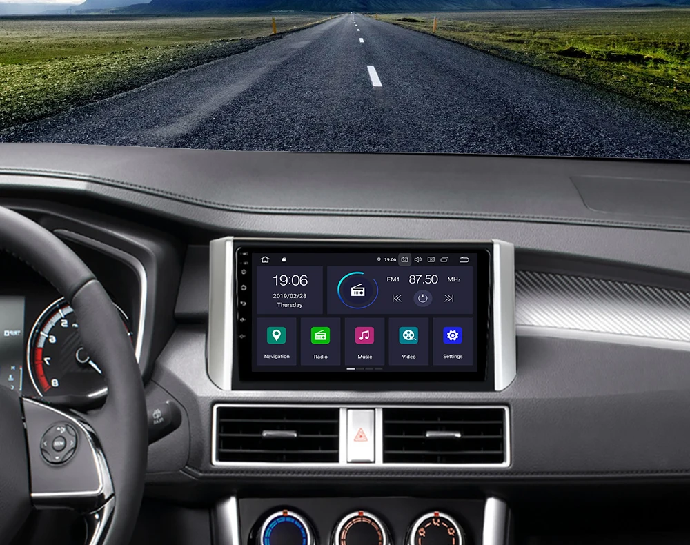 Discount KOOCAVS 9" IPS Android 9.0 Car GPS Radio Player for Mitsubishi Outlander 2015 2016 2017 2018 4GB+64G Multimedia 5