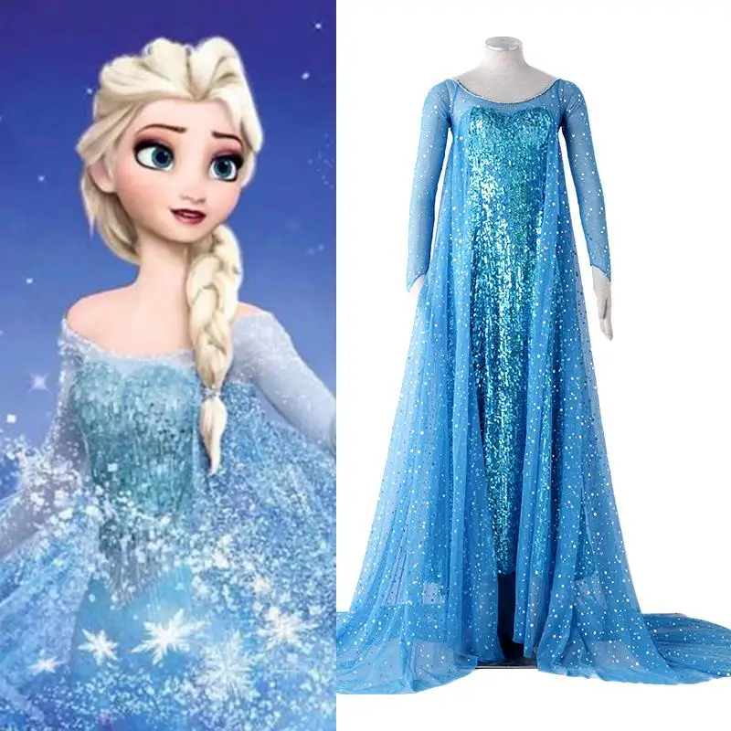 elsa blue dress