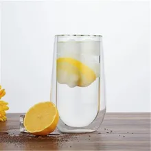 Стекло с двойной изоляцией чашка для кофе, молока чашка противовзрывная Защитная пленка с защитой от ожогов из высокачественного боросиликатного офисная чашка бытовой