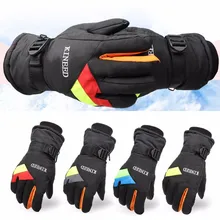 Унисекс лыжные перчатки для сноуборда мужские водонепроницаемые зимние теплые спортивные Мотоциклетные Перчатки