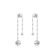 Серьги-гвоздики из бисера, ювелирные изделия из стерлингового серебра, серьги для женщин, модные серьги на День святого Валентина