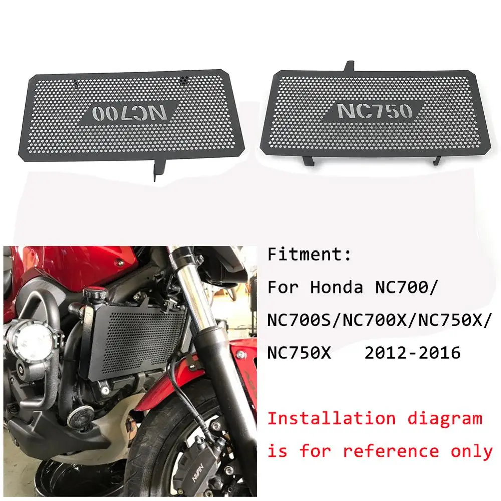 

Motorcycle Radiator Guard Grille Oil Cooler Cover For HONDA NC700 NC750 X/S NC700S NC700X NC750X NC750S 2012-2018 2017 2016 2015
