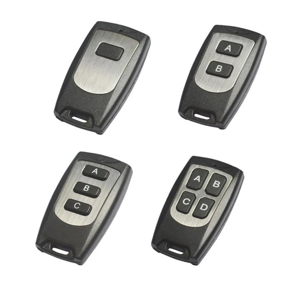 

Wireless Waterproof Remote Control RF 433MHz Ultra Thin Remote Controller 1-4 Keys Auto Duplicator Garage Door Controller