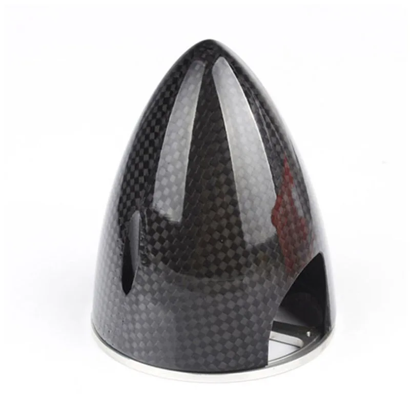 

Carbon Fiber Bullet Spinner with Aluminum Back Plate 3.25 inch for RC Airplane Model Accessory