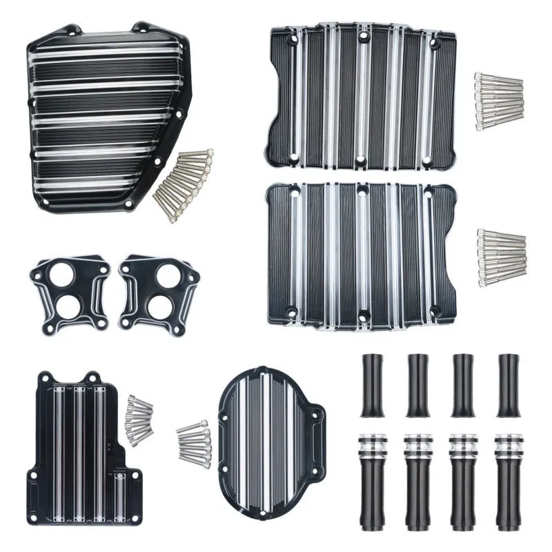 

10 Gauge Transmission Box Top Engine Cover For Harley Dyna Fat Bob Road King FXD Softail FXS Electra Glide Motorcycle