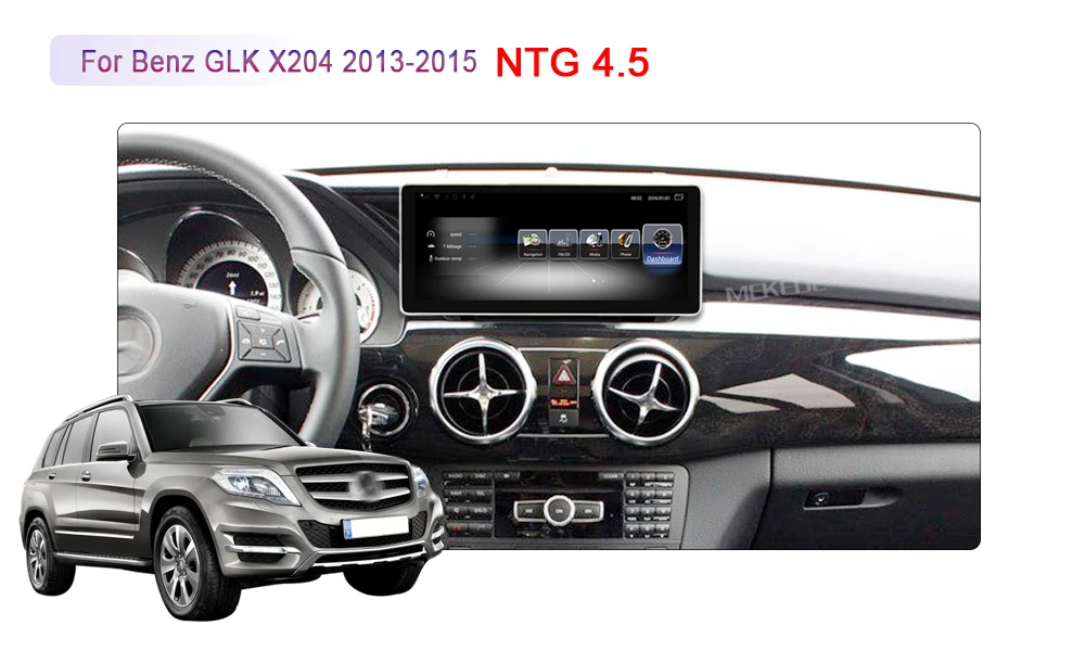 android7.1 Автомобильный мультимедийный плеер для Mercedes Benz GLK X204 2008- поддержка 4G беспроводное радио Wi-Fi navi RDS