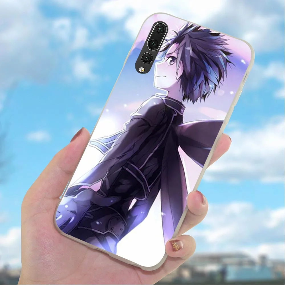 Мягкий TPU SAO аниме чехол для телефона Huawei P9 Lite P8 P20 P30 Pro P10 Mini P Smart Mate 10 20 Hybrid|Бамперы| |