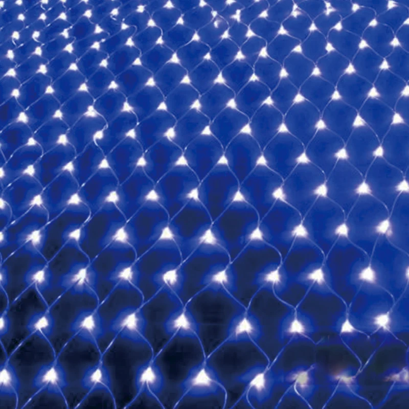 Светодиодный Net Рождественские огни 1,5 м x 1,5 м/3 м * 2 м 220 В Водонепроницаемый рождественские украшения светодиодный сетка огни