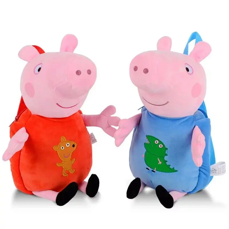 Peppa Pig Peggy Свинка Пеппа плюшевая кукла игрушка розовая свинка Kawaii рюкзак кошелек