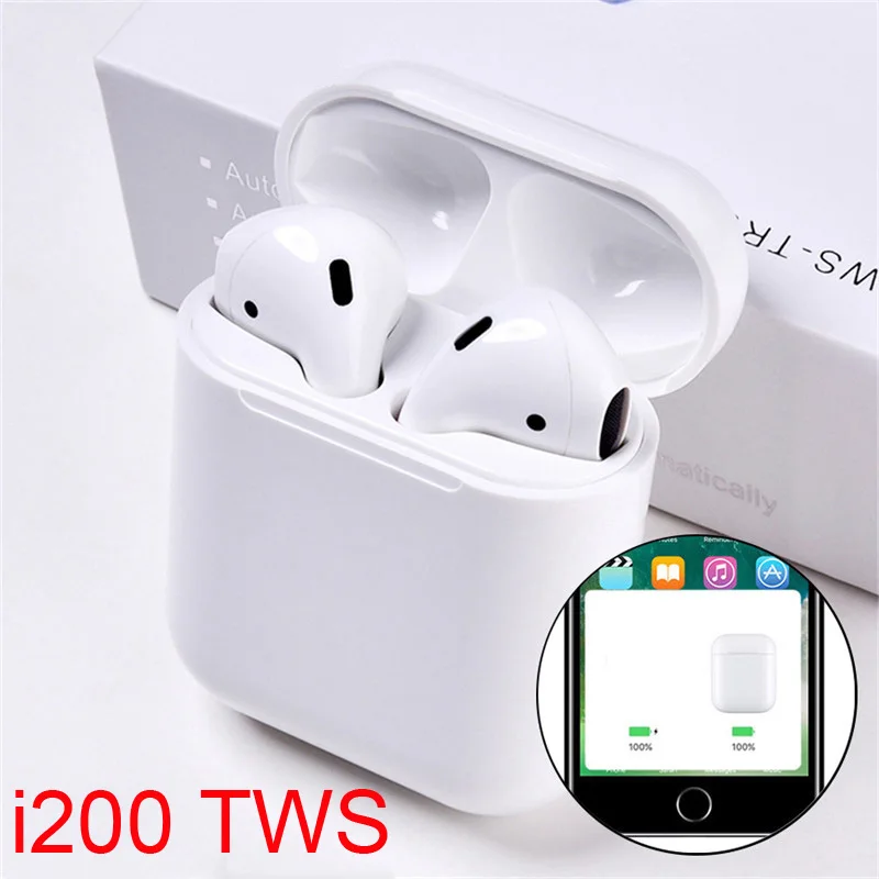 

i200 tws Pop Up Bluetooth Earphones Wireless Touch Control Earbuds Headset i200tws not 1:1 replica i30 tws i20 i10 i30tws lk-te9