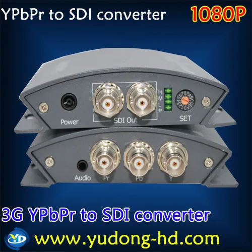 

YPbPr to SDI converter,3G, 1080P, for YPbPr interface, television broadcasting room,large screen television and SDI monitor