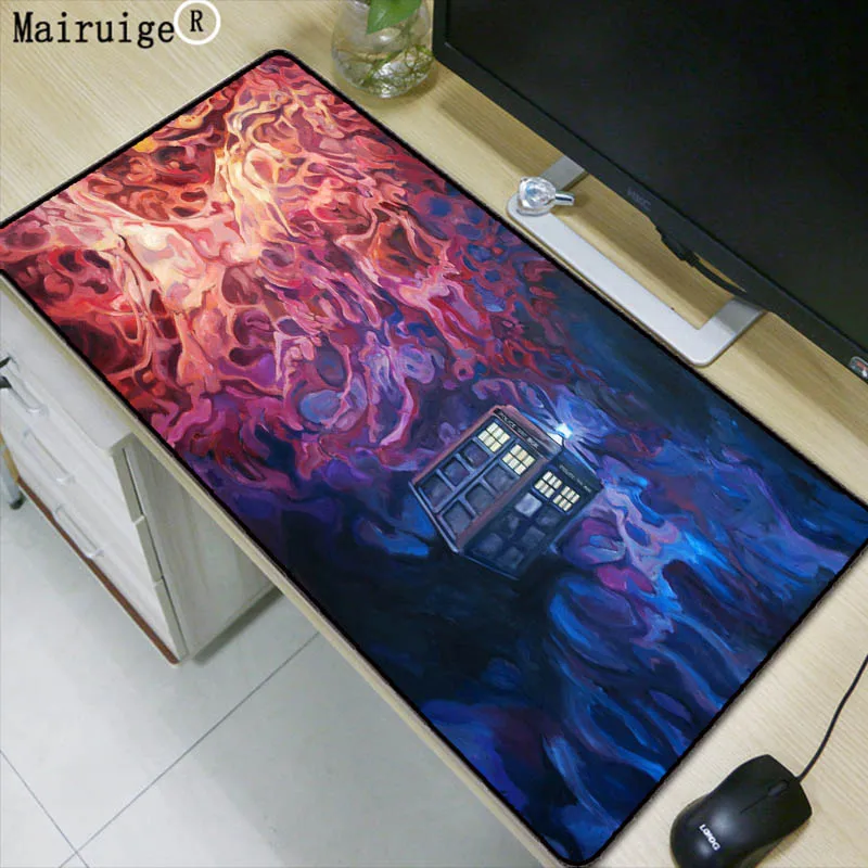 Mouse Pads Wrist Rests Laptop Desktop Accessories Tardis The