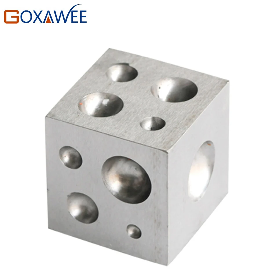 GOXAWEE Square Dapping Block For Jewelry Making Supplies Goldsmith Tools Lapidary Tool Equipments | Инструменты